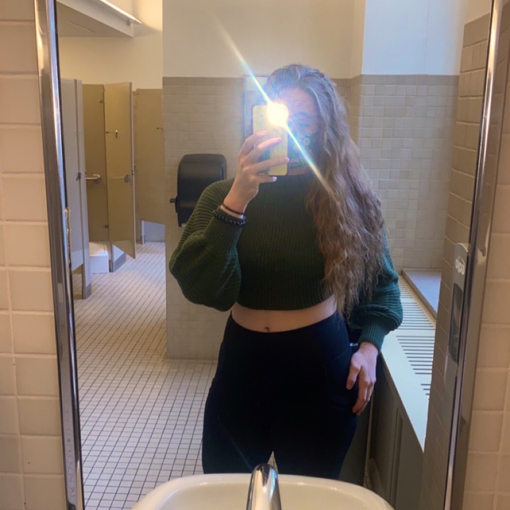 Zaful cross-back sweater